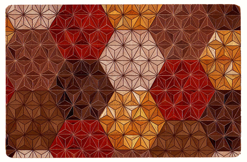 Yosegi Wood-Mosaic Mousepad